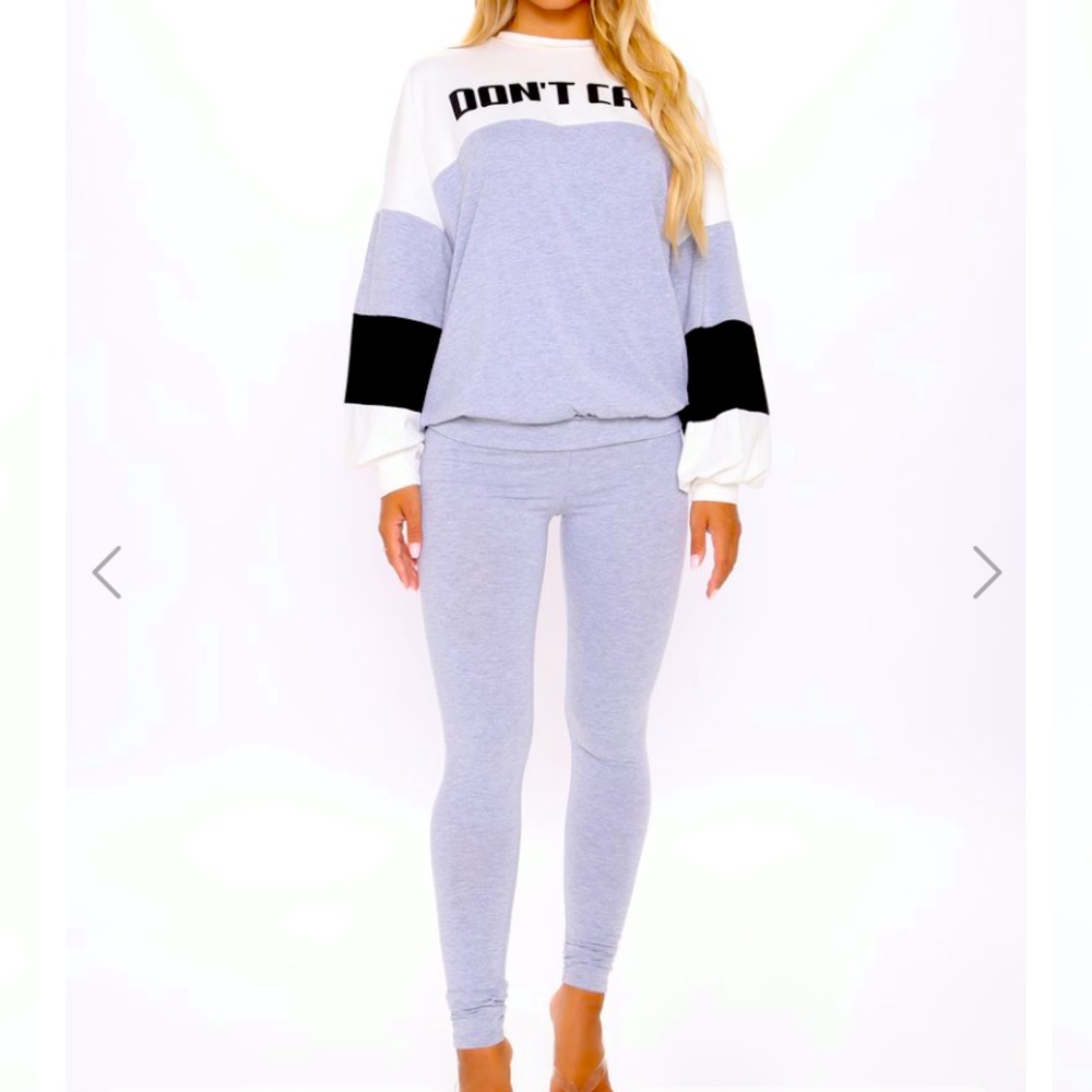 I Don't Care Legging Set (top and bottoms)